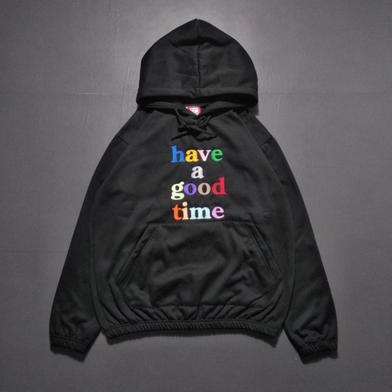 JAKET HOODIE HAVE A GOOD TIME RAINBOW