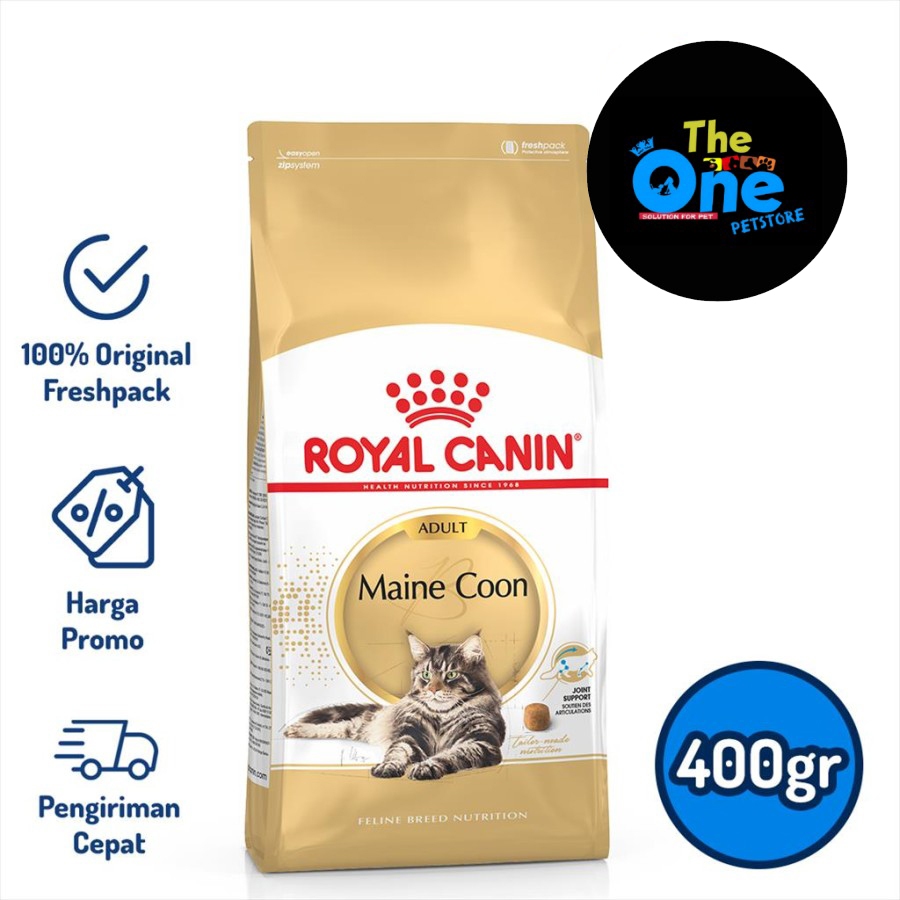 Catfood Royal Canin Maine Coon Adult 400gr Makanan Kucing MaineCoon RC MAINCOON