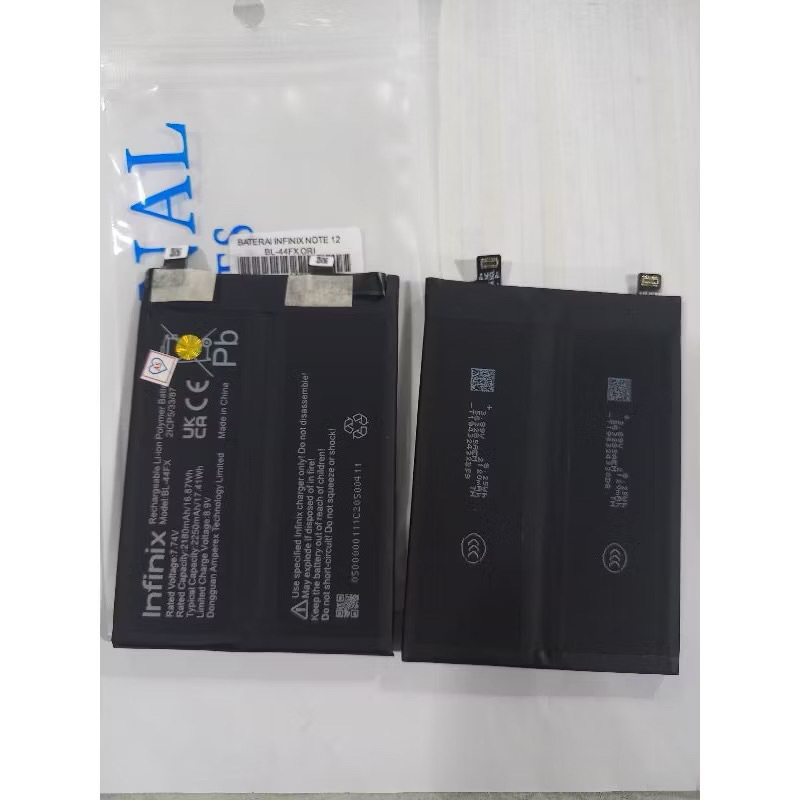 Baterai Batre Battery INFINIX NOTE 12 VIP X672 BL-44FX BL44FX Original