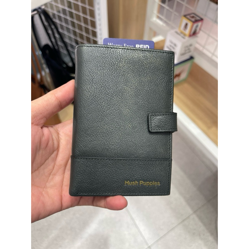 Passport Holder Pria Hush Puppies Original - Leather & RFID