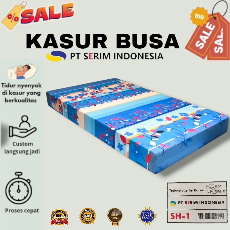 KASUR BUSA  ..merek BUSA SAM SUPER YELLOW BUSA SERIM TECHNOLOGY by KOREA KASUR BUSA FOAM