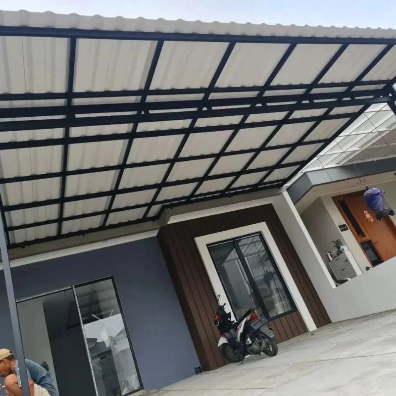 kanopi alderon singel minimalis