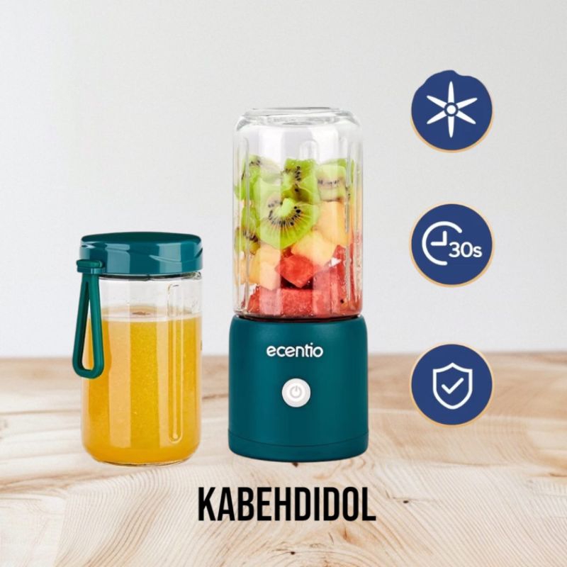 ecentio blender portable 8 mata pisau