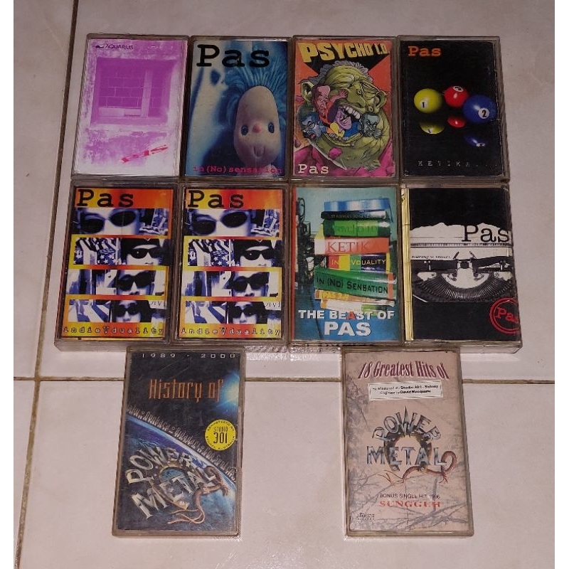 kaset pita PAS BAND-4 Through The Sap / PAS BAND-In (No) Sensation / PAS BAND-Psycho ID / PAS BAND-K