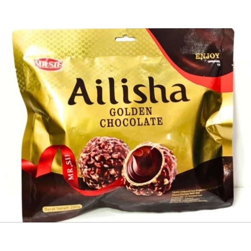 

Ailisha golden chococolate 200g