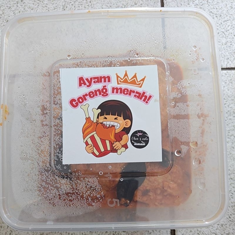 

Ayam Goreng Merah Chili's Cupcake