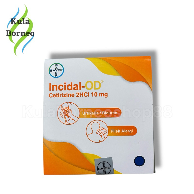 INCIDAL-OD 4 Kapsul - Mengatasi Alergi/Biduran