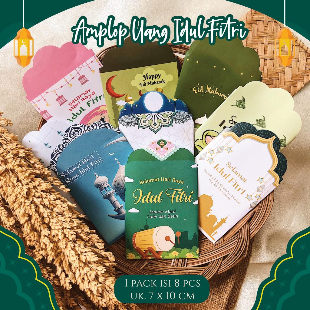 

Angpao Amplop Uang Lebaran Idul Fitri Elegant dan Estetik