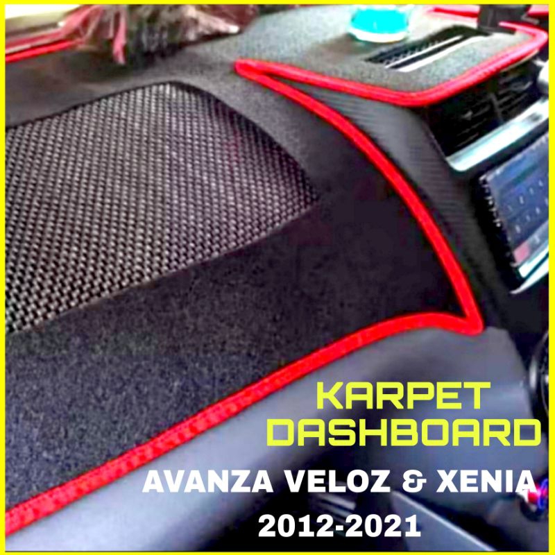Karpet Alas Dashboard Avanza Veloz Xenia 2012-2021, Asesoris Pelindung Interior Mobil AST