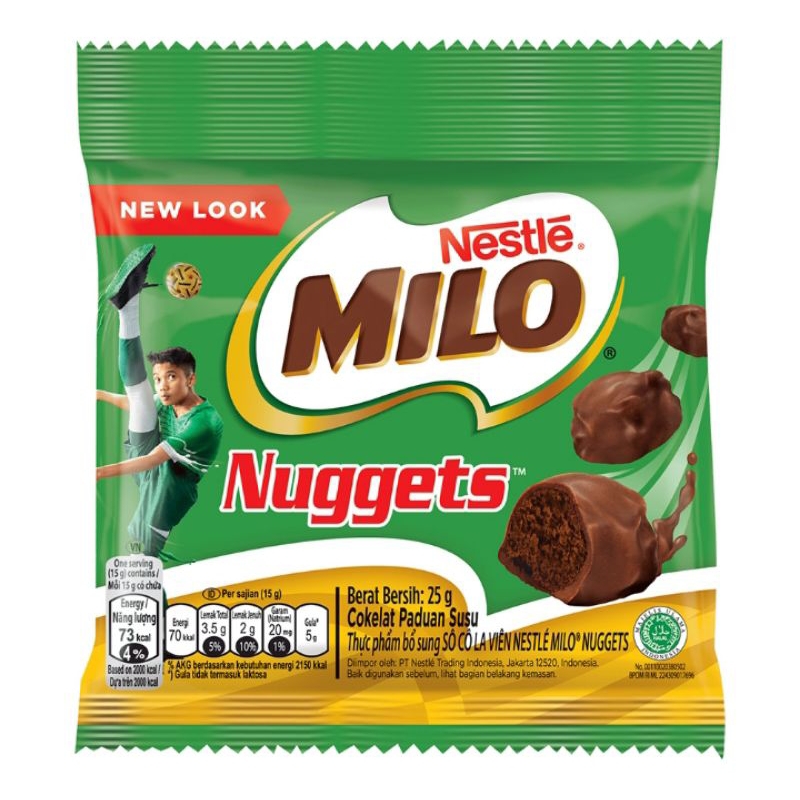 

Milo nuggets cokelat 25 g