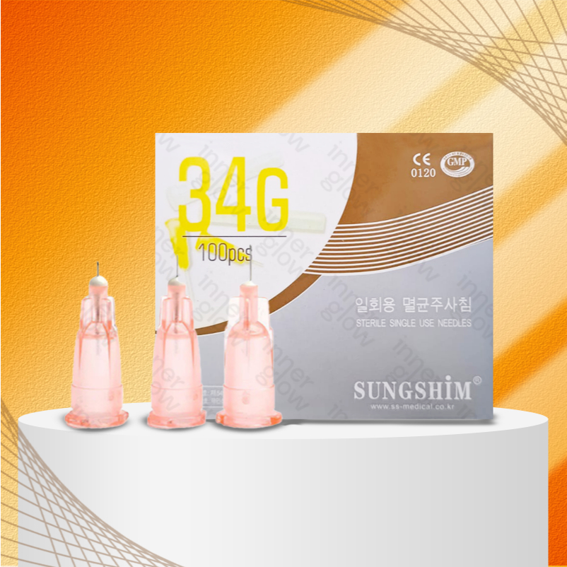 Sungshim 34G x 1,5mm 2,5mm 4mm Jarum Meso | Meso Needle ECER