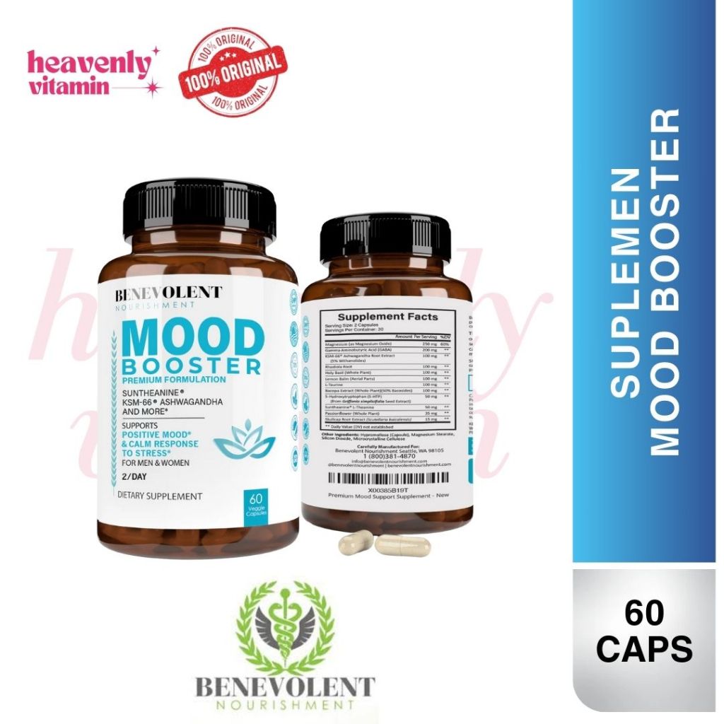 Benevolent Nourishment Mood Booster - 60 Veggie Capsules, Non-GMO