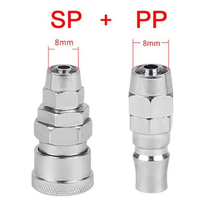 Quick Coupler SP20 dan PP20 Set