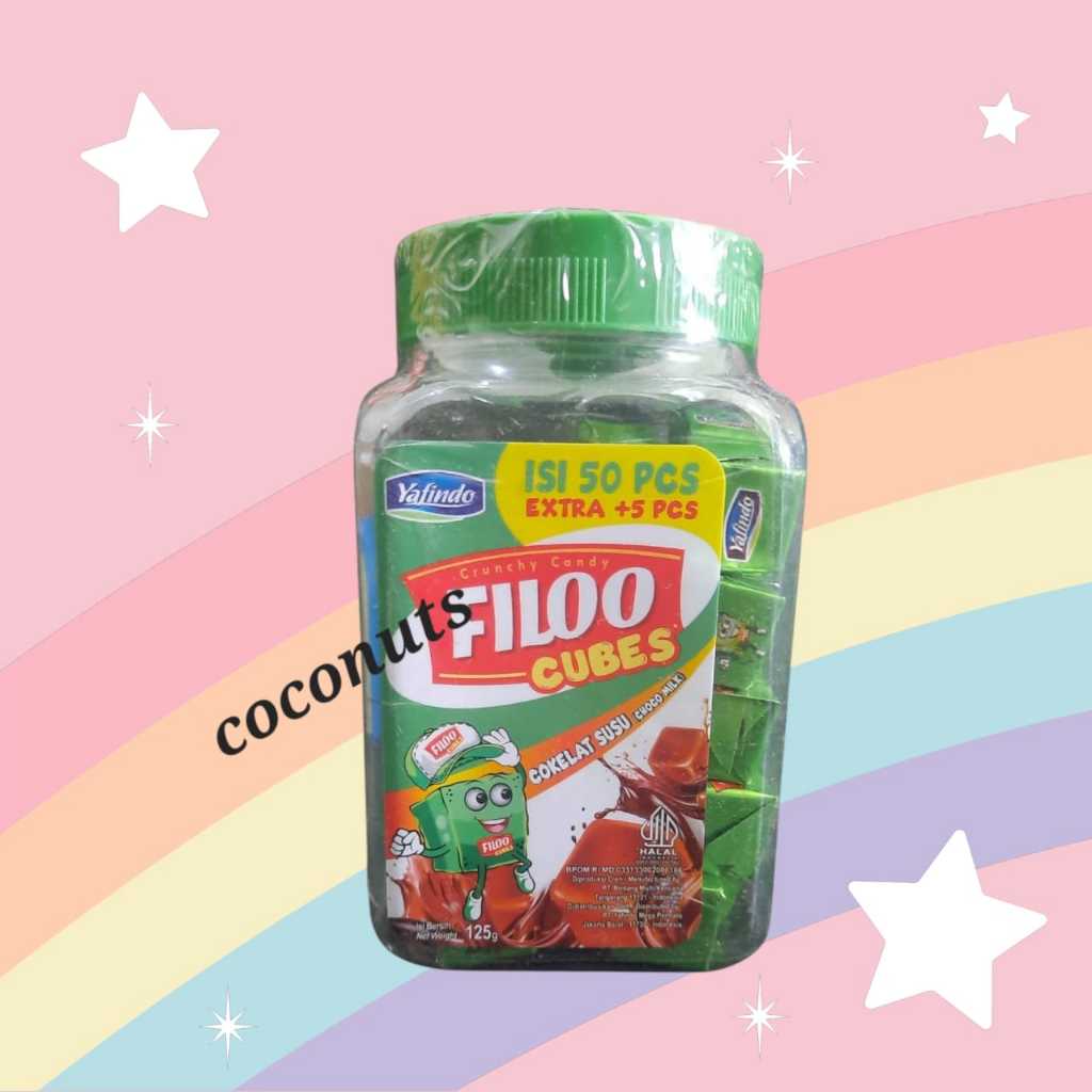 

Filoo Cubes Permen Coklat Susu ISI 50 PCS