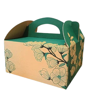 

( 5 Pcs ) Kardus Tenteng Hampers Idul Fitri Box Parcel Bingkisan Sembako Lebaran Tema Magnolia Ukuran 29x19x15 cm