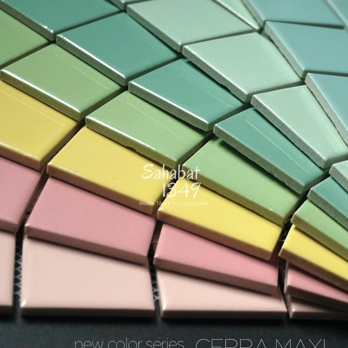 Venus Mosaico POTTERY CERRA MAXI Series Mosaic Dinding Dapur Backsplash Dinding Dapur