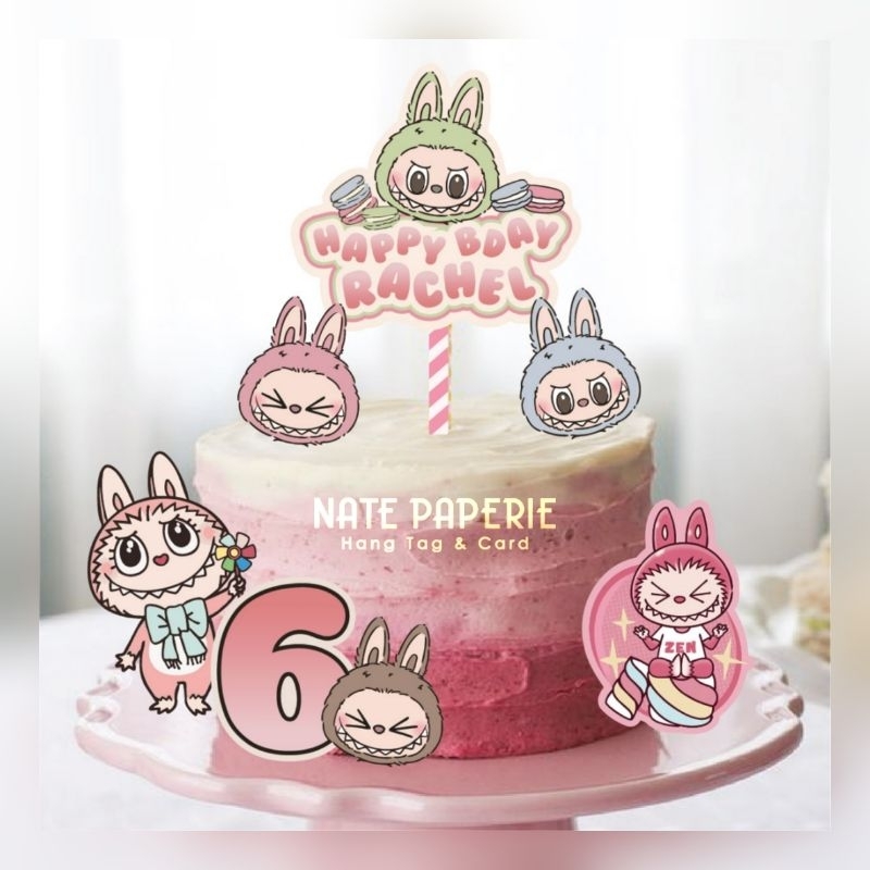 

Cake Topper Package FREE PAPER STRAW