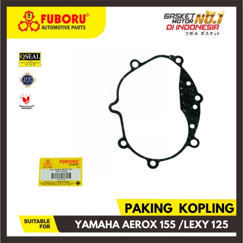 PAKING GARDAN YAMAHA AEROX 155 / LEXY 125 GASKET GEAR BOX FUBORU