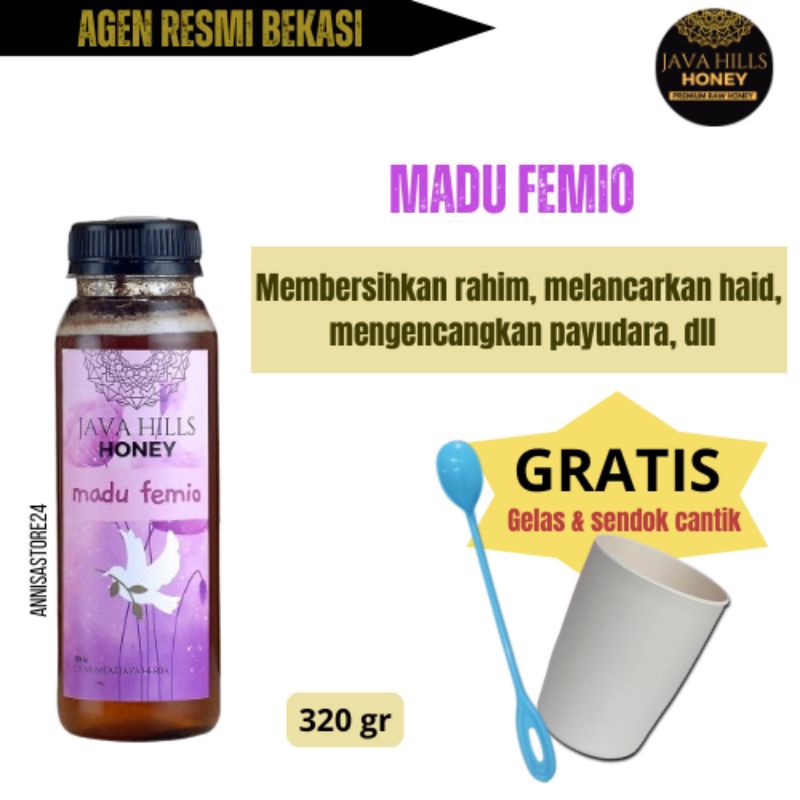 

Madu Femio Java Hills 320gr / melancarkan haid / mengatasi miom