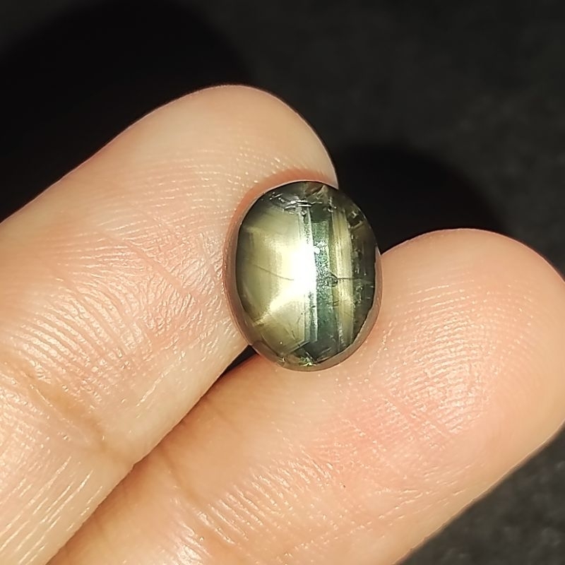 Natural Bangsing Black Star Sapphire / Black Safir Asli