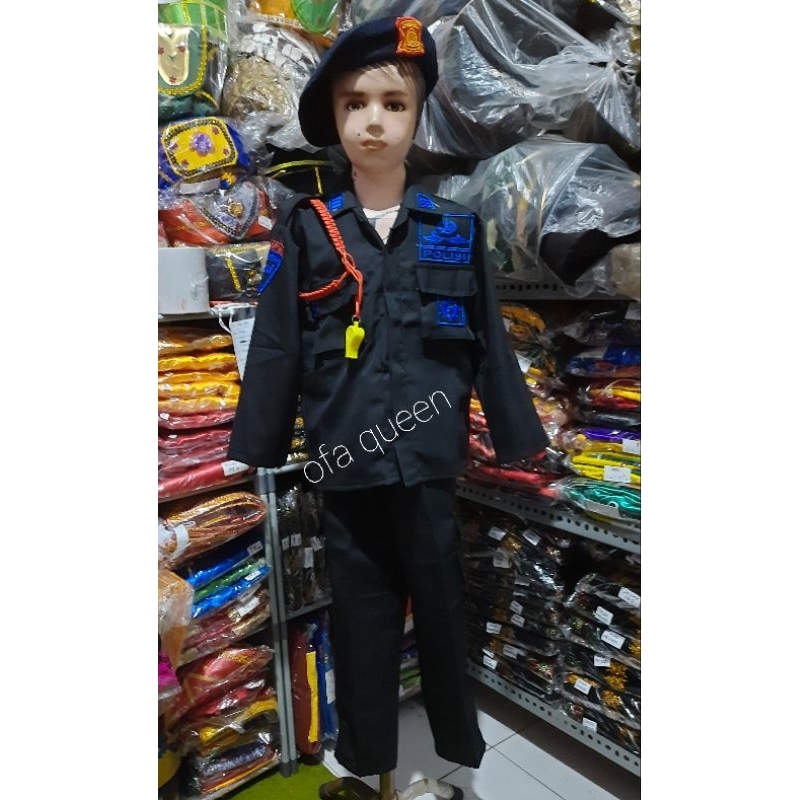 baju profesi brimob/PDL Brimob anak TK, SD
