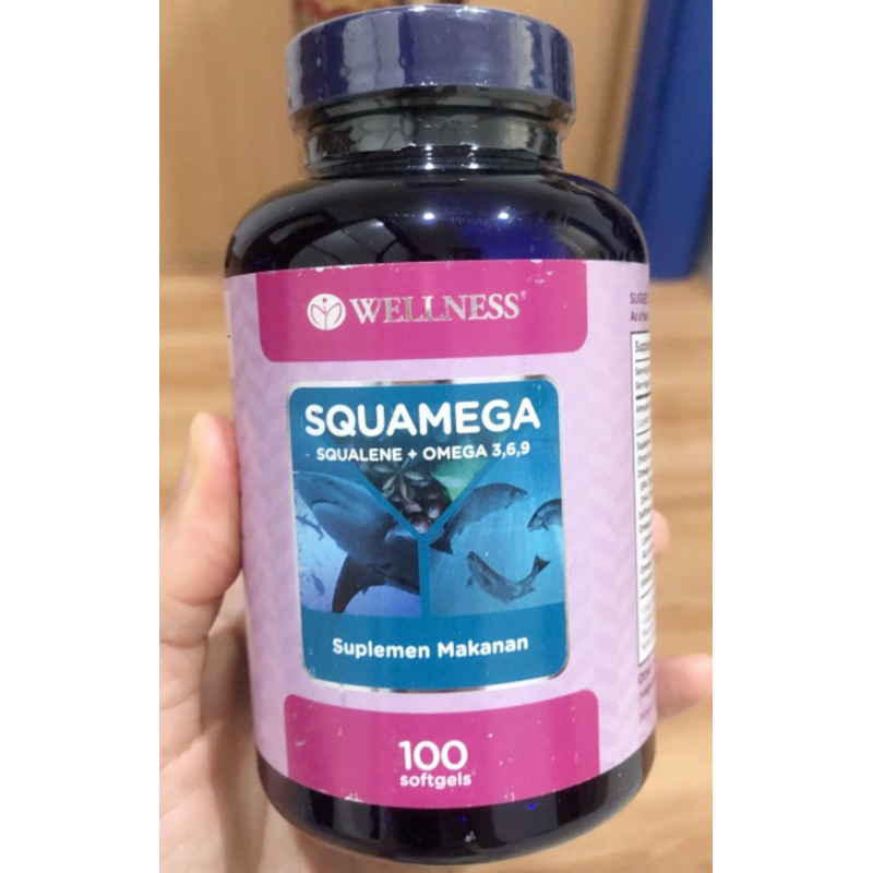 WELLNESS Squamega Squalene 369 Omega 3 6 9 Complete EFA 100 ...