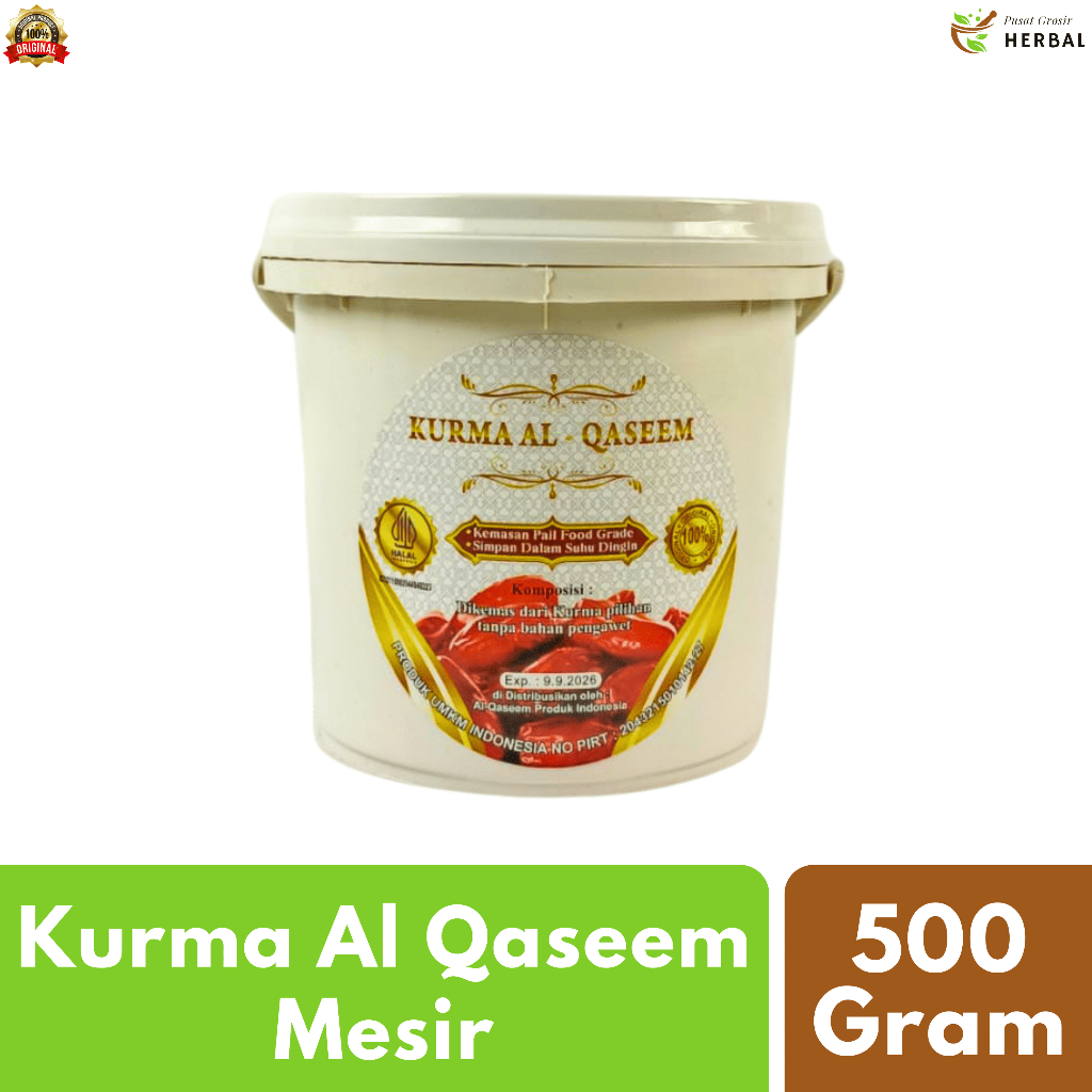 

Kurma Madu Mesir Al Qassim Ember Original 500Gr Murah Korma Oleh Oleh Haji dan Umroh Arab Asli 100%