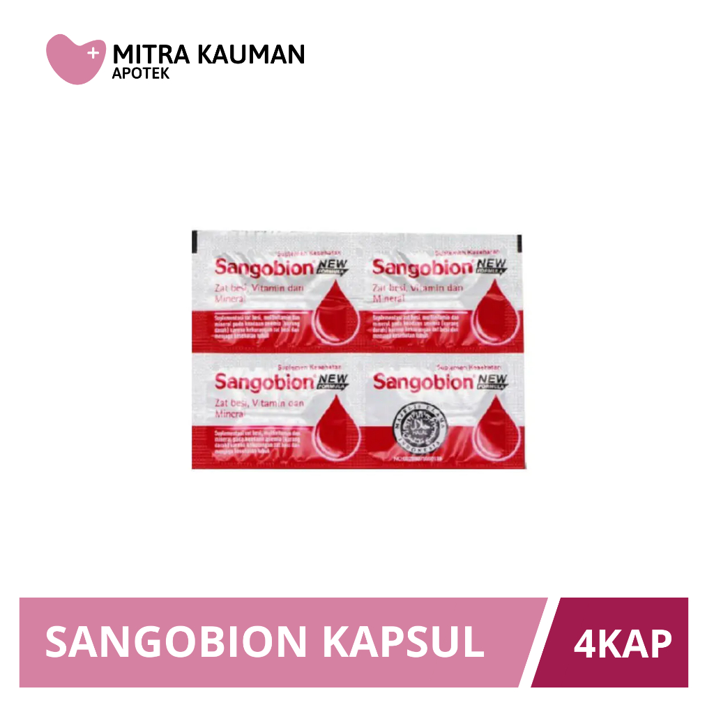 Sangobion 4 Kapsul - Multivitamin & Zat Besi