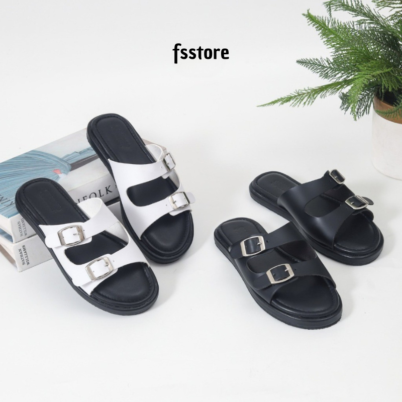 Sandal Rey FSStore Sendal Wanita Premium Kekinian Karet