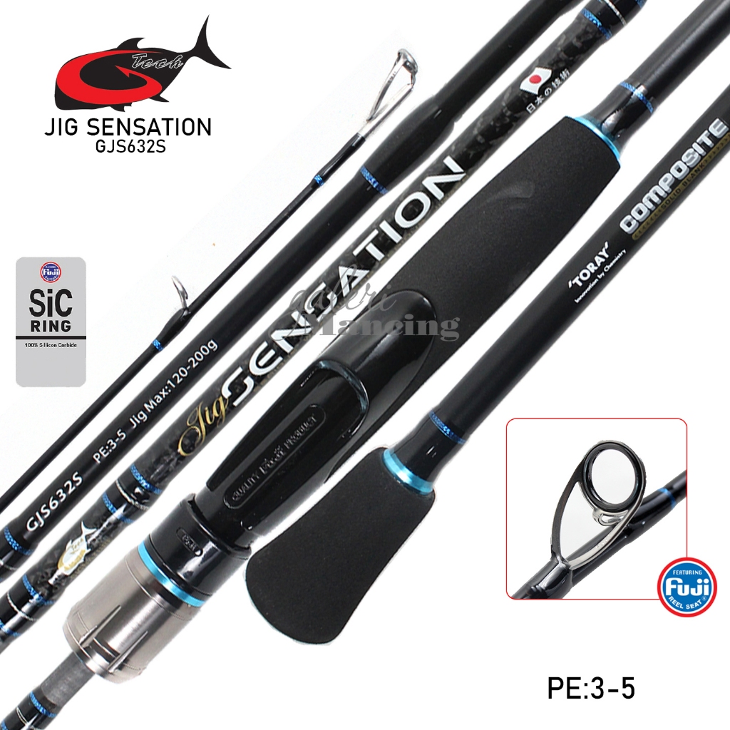 JORAN GTECH JIG SENSATION / Joran gtech Jigging Spinning / Joran Jigging murah Bekualitas / joran ri