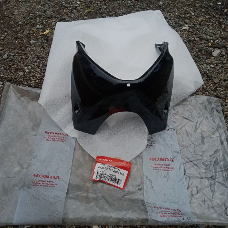 Cover under cover lumpur cover mesin Honda Karisma 125D hitam Original AHM Honda