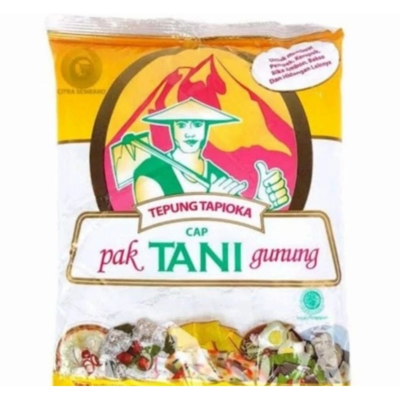 

Sagu Tani/ Tepung Tapioka Cap Pak Tani Gunung 500gr