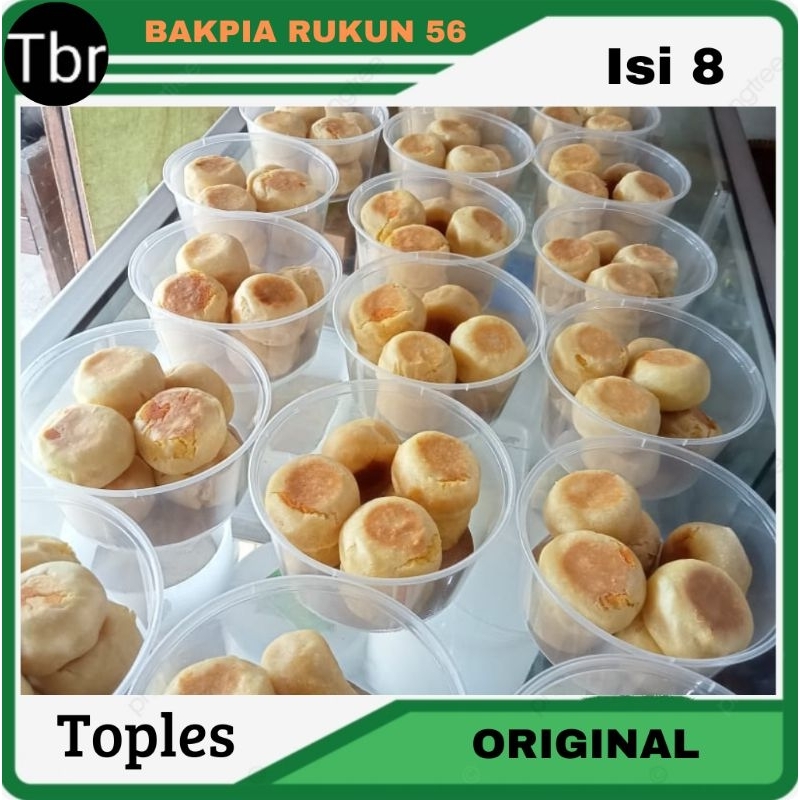 

BAKPIA RUKUN 56 ( Isi 8 ) ORIGINAL | Bakpia BASAH | TOPLES