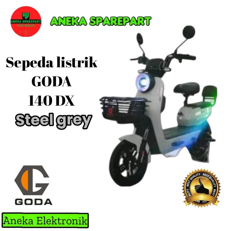 PROMO Sepeda listrik Goda 140 DX steal grey