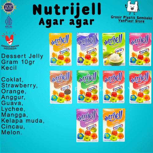 

NUTRIJELL Jelly Powder Ekonomis 1Pak 12Pcs