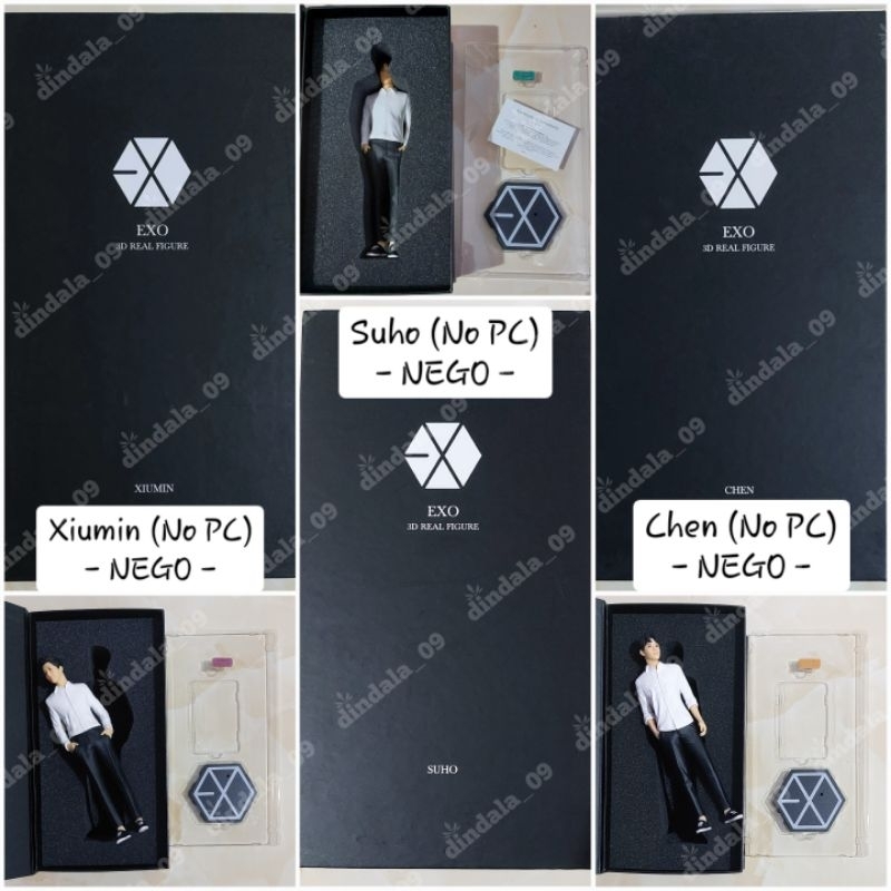[BACA DESKRIPSI] OFFICIAL EXO FIGURE GS25 SUHO, XIUMIN, CHEN (NO PC)