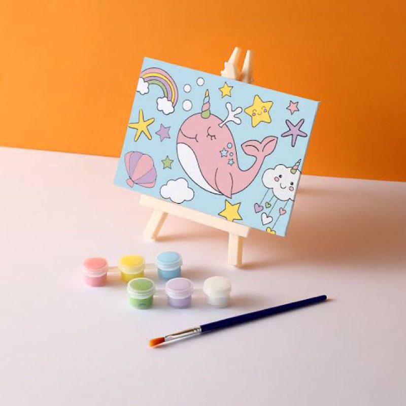 

Miniso Canvas Coloring Painting / Mewarnai kanvas melukis