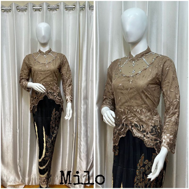 Kebaya Modern Aurel Tile Payet Premium | Kebaya Pendek Best Seller