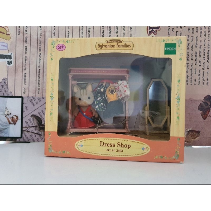 Sylvanian Families Ultra Rare - Dress Shop Vintage (Preloved)