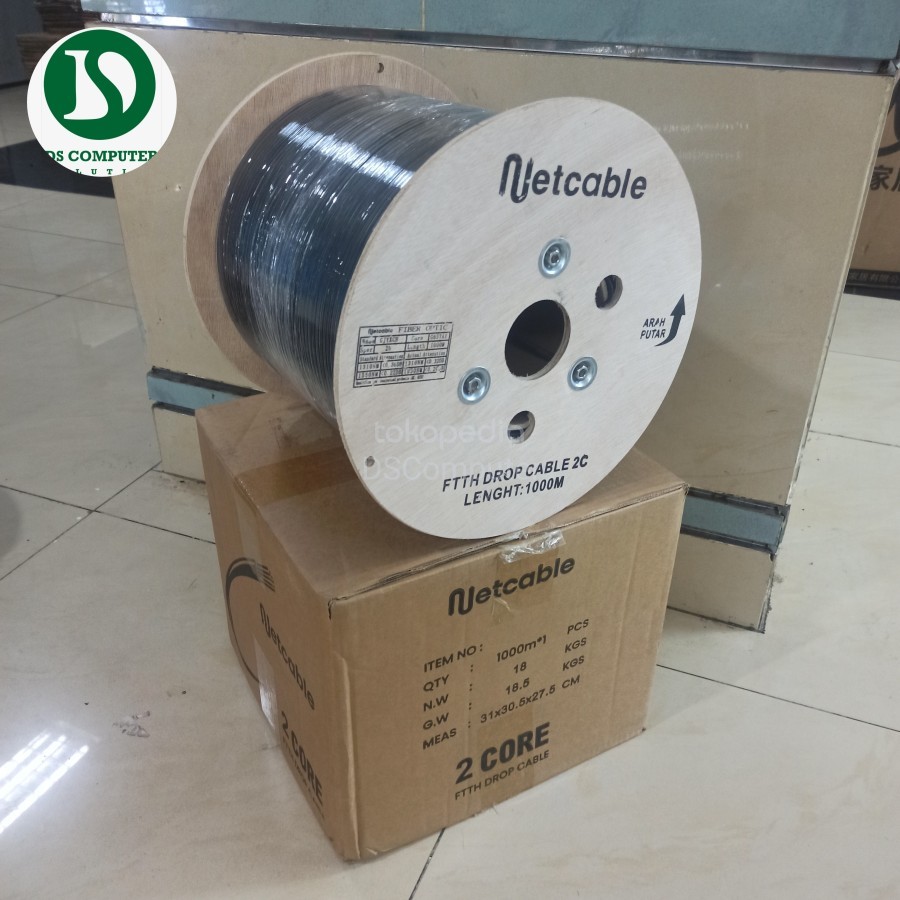 Netcable Dropcore 2 Core 3 Seling 1 KM