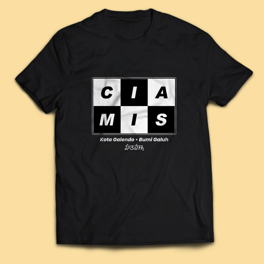 Kaos Pria CIAMIS BUMI GALUH Dewasa Baju Atasan Unisex PakeKaos