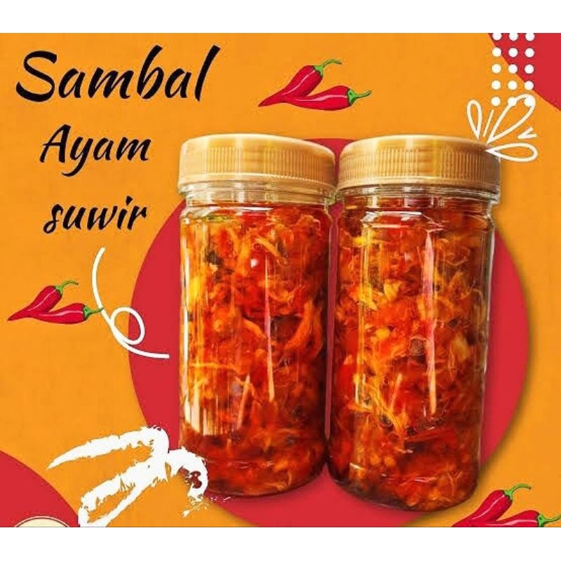 

Sambal ayam suwir daun jeruk