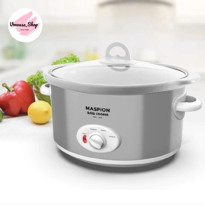 SLOW COOKER MASPION MSC 1835 - MASPION SLOW COOKER 3.5 LITER - PEMASAK PELAN MASPION 3.5L - PEMANAS 