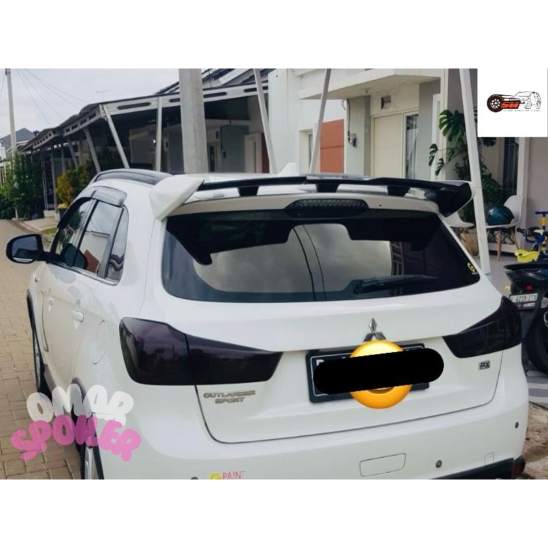 Spoiler Mitsubishi Outlander Type Urbanite Bahan Plastik ABS