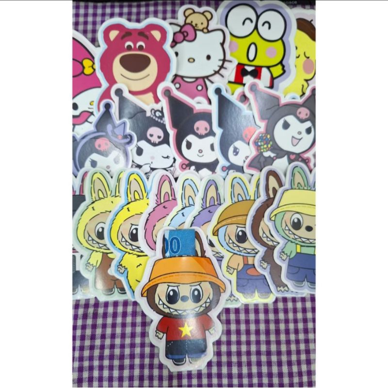 

amplop lebaran idul fitri 2025 lucu labubu 3D isi 5pcs