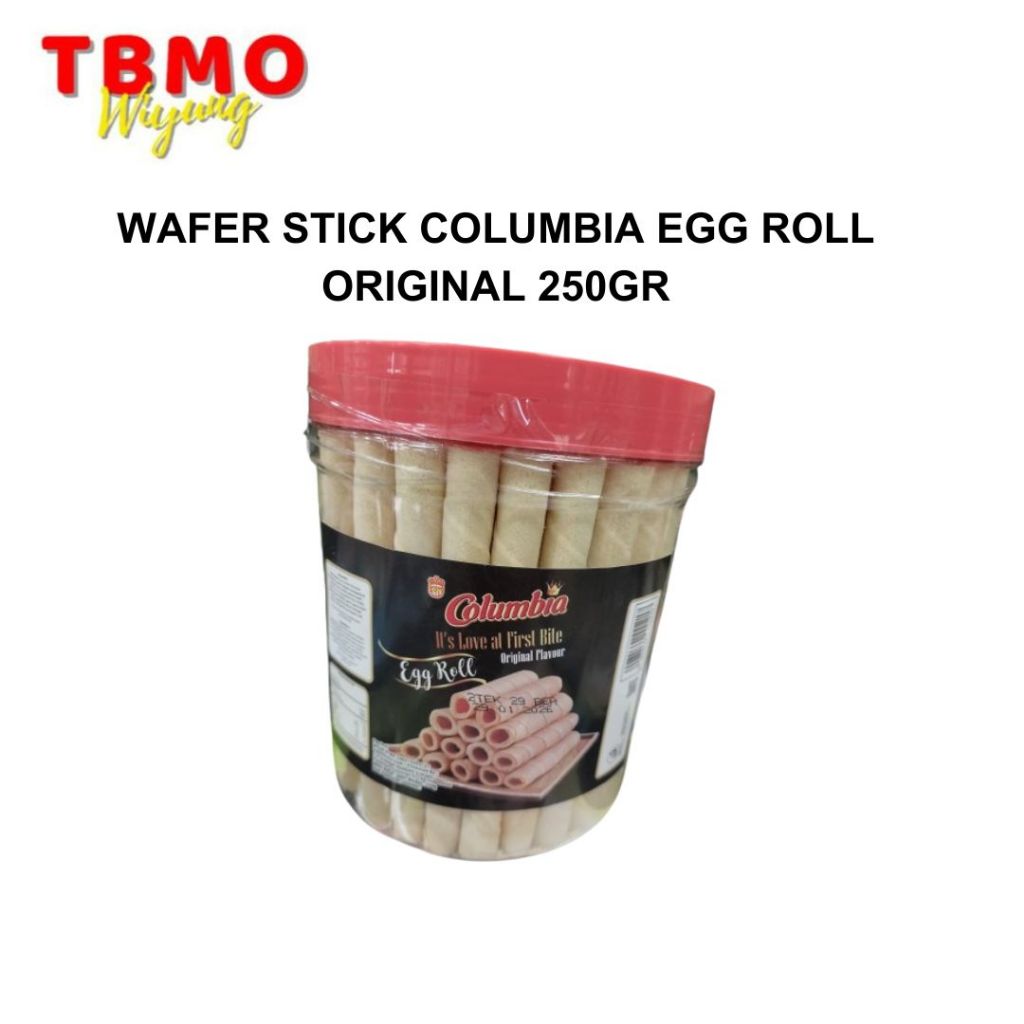 

Edisi Lebaran Columbia Wafer Stick Egg Roll 250 gr Biskuit lebaran