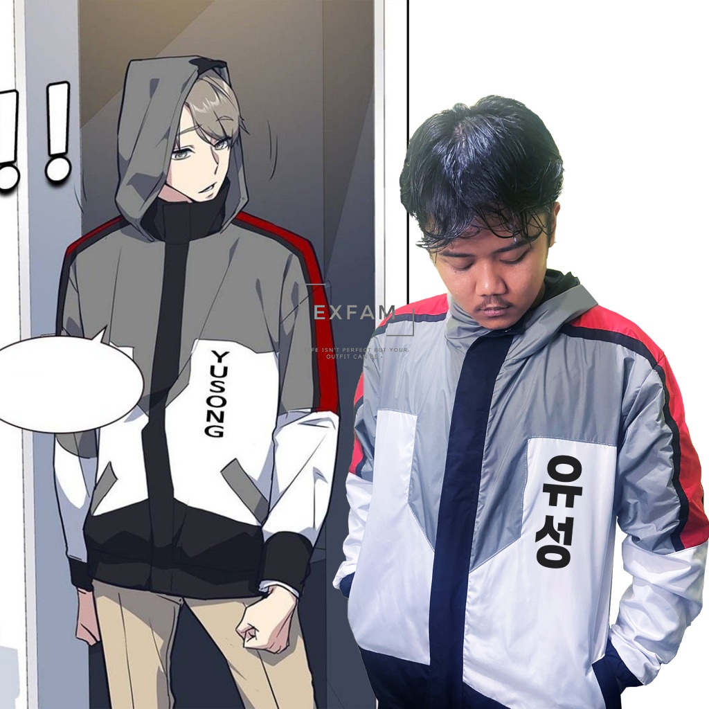 Lansung Kirim/Jaket Parka Yusong Manhwa Study Group Gamin Yoon