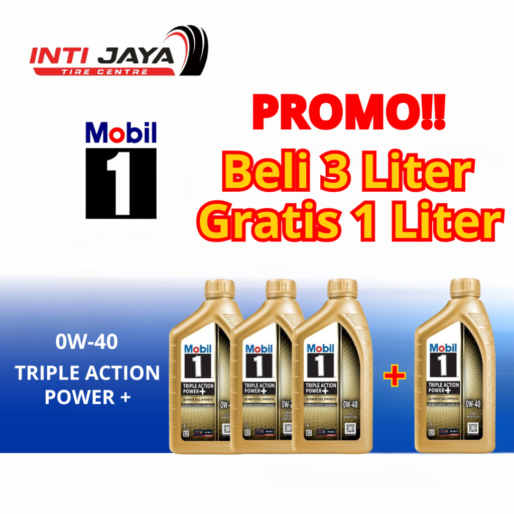 Oli Mesin - Mobil 1 Triple Action Power 0W-40 (1liter)