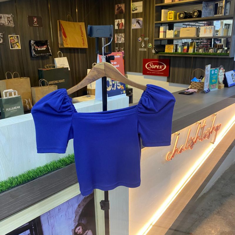 Colorbox T-shirt Wanita Lengan Pendek - Biru