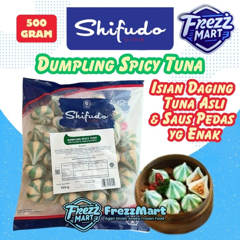 

Shifudo Dumpling Spicy Tuna 500gr Pedas Beku Frozen Food